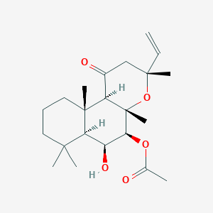 molecular formula C22H34O5 B056874 1,9-二去氧福斯科林 CAS No. 64657-18-7