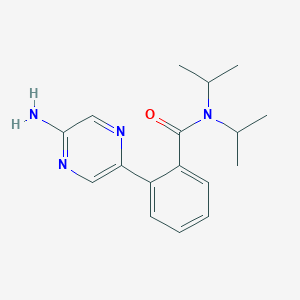 2-(5-aminopyrazin-2-yl)-N,N-diisopropylbenzamide