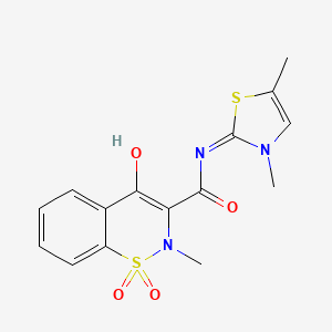 molecular formula C15H15N3O4S2 B568757 美洛昔康杂质 C CAS No. 1262333-25-4