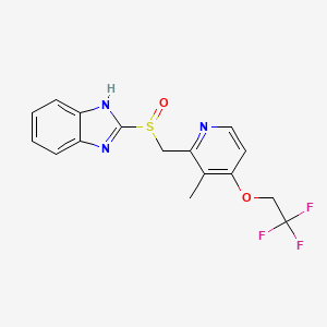 molecular formula C16H14F3N3O2S B568758 兰索拉唑 CAS No. 1261394-42-6