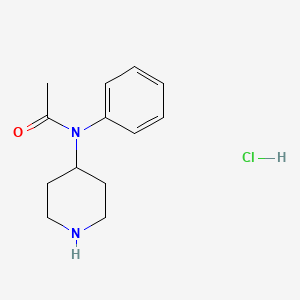 molecular formula C13H19ClN2O B568765 N-4-Piperidylacetanilide Hydrochloride CAS No. 22352-82-5