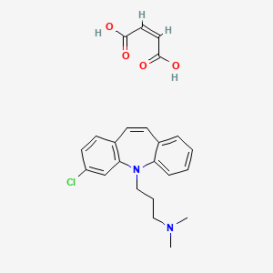 molecular formula C23H25ClN2O4 B568775 3-Chlorobalipramine Maleate CAS No. 114600-27-0