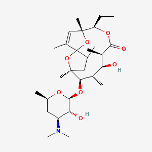 molecular formula C29H53NO10 B568777 Erythrolosamine CAS No. 53066-32-3