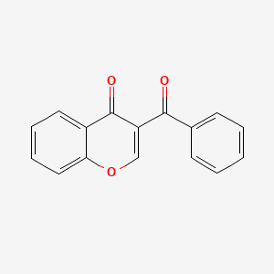 molecular formula C16H10O3 B5687771 3-benzoyl-4H-chromen-4-one CAS No. 4197-99-3
