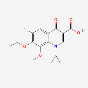 1-Cyclopropyl-7-ethoxy-6-fluoro-8-methoxy-4-oxo-1,4-dihydroquinoline-3-carboxylic acid