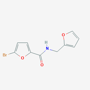 molecular formula C10H8BrNO3 B5687852 5-bromo-N-(2-furylmethyl)-2-furamide 