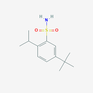 molecular formula C13H21NO2S B5688019 5-tert-butyl-2-isopropylbenzenesulfonamide 