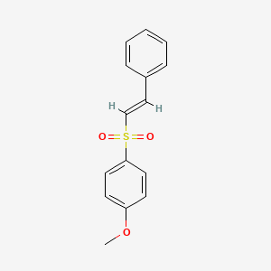 molecular formula C15H14O3S B5688061 1-methoxy-4-[(2-phenylvinyl)sulfonyl]benzene 