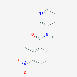 molecular formula C13H11N3O3 B5688101 2-methyl-3-nitro-N-3-pyridinylbenzamide 