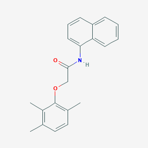 molecular formula C21H21NO2 B5688152 N-1-naphthyl-2-(2,3,6-trimethylphenoxy)acetamide 
