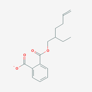 molecular formula C16H20O4 B568824 2-(((2-Ethylhex-5-en-1-yl)oxy)carbonyl)benzoate CAS No. 854538-92-4