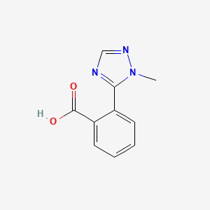 molecular formula C10H9N3O2 B568829 2-(1-Methyl-1H-1,2,4-triazol-5-yl)benzoic acid CAS No. 1250530-15-4