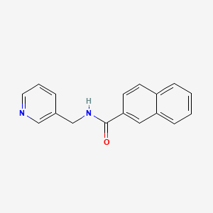 molecular formula C17H14N2O B5688347 N-(3-pyridinylmethyl)-2-naphthamide 
