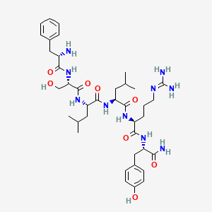 molecular formula C39H60N10O8 B568837 Fsllry-NH2 CAS No. 245329-02-6