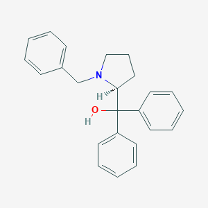 molecular formula C24H25NO B056884 (S)-(1-Benzylpyrrolidin-2-yl)diphenylmethanol CAS No. 118970-95-9