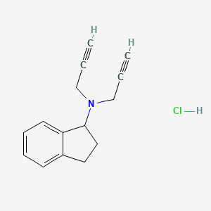 molecular formula C15H16ClN B568854 N-2-Propynyl Rasagiline Hydrochloride CAS No. 10409-00-4