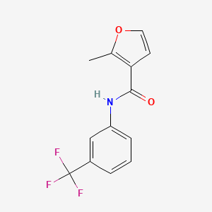 molecular formula C13H10F3NO2 B5688569 2-methyl-N-[3-(trifluoromethyl)phenyl]-3-furamide 