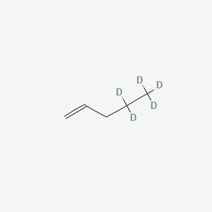 molecular formula C5H10 B568858 1-Pentene-4,4,5,5,5-D5 CAS No. 80820-43-5