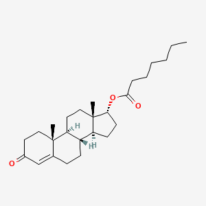 molecular formula C26H40O3 B568859 17alpha-Testosterone enanthate CAS No. 219296-36-3