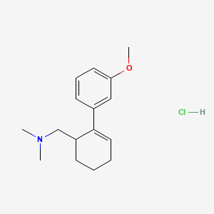 molecular formula C16H24ClNO B568860 1,6-脱氢曲马多盐酸盐 CAS No. 66170-31-8