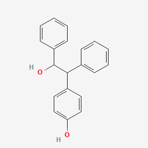 molecular formula C20H18O2 B568865 4-(2-Hydroxy-1,2-diphenylethyl)phenol CAS No. 94549-25-4