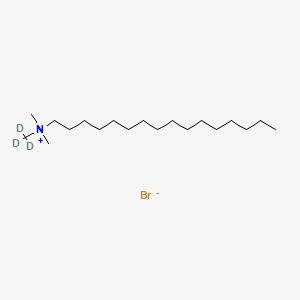 molecular formula C19H42BrN B568866 Hexadecyltrimethylammonium Bromide-d3 CAS No. 1092921-73-7