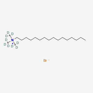 molecular formula C19H42BrN B568867 十六烷基三甲基溴化铵-d9 CAS No. 95217-14-4