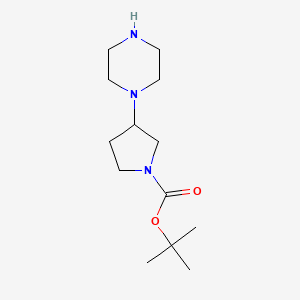 Tert-butyl 3-(piperazin-1-yl)pyrrolidine-1-carboxylate