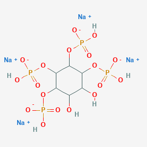 molecular formula C6H12Na4O18P4 B568880 D-myo-Inositol-1,4,5,6-tetraphosphate (sodium salt) CAS No. 157542-47-7