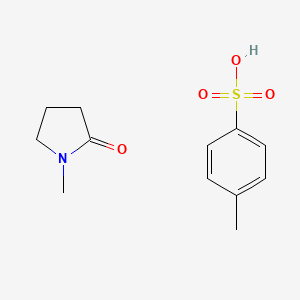 molecular formula C12H17NO4S B568885 1-Methyl-2-pyrrolidinone 4-Methylbenzenesulfonate Salt CAS No. 918659-71-9