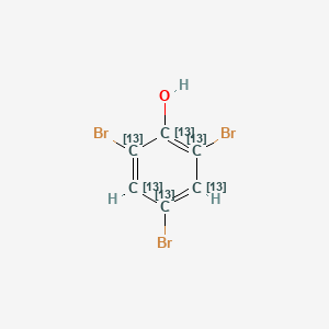 molecular formula C6H3Br3O B568895 2,4,6-Tribromophenol-1,2,3,4,5,6-13C6 CAS No. 1097192-97-6