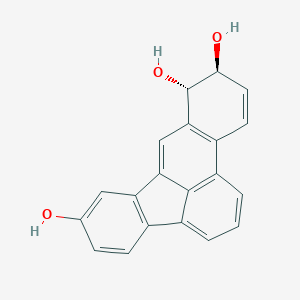 molecular formula C20H14O3 B056890 9,10-Dihydro-6,9,10-trihydroxybenzo(b)fluoranthene CAS No. 114451-05-7