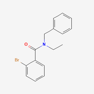 molecular formula C16H16BrNO B5689073 N-benzyl-2-bromo-N-ethylbenzamide 