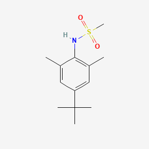 molecular formula C13H21NO2S B5689151 N-(4-tert-butyl-2,6-dimethylphenyl)methanesulfonamide 