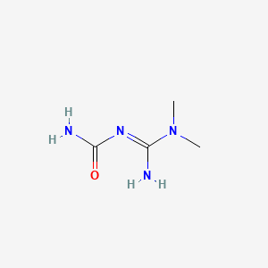 molecular formula C4H10N4O B568916 N,N-二甲基氨基脲 CAS No. 98026-16-5
