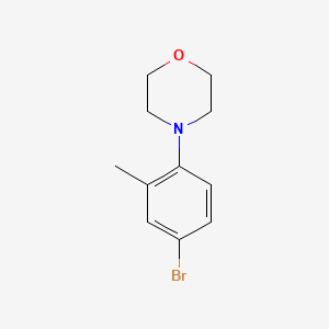 molecular formula C11H14BrNO B568920 4-(4-Bromo-2-methylphenyl)morpholine CAS No. 1279032-06-2