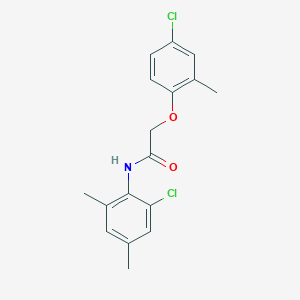 molecular formula C17H17Cl2NO2 B5689242 N-(2-chloro-4,6-dimethylphenyl)-2-(4-chloro-2-methylphenoxy)acetamide 