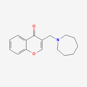 molecular formula C16H19NO2 B5689260 3-(1-azepanylmethyl)-4H-chromen-4-one 