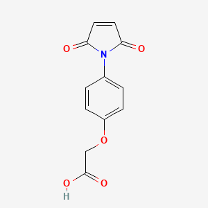 molecular formula C12H9NO5 B5689271 [4-(2,5-dioxo-2,5-dihydro-1H-pyrrol-1-yl)phenoxy]acetic acid 