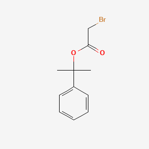 molecular formula C11H13BrO2 B568931 2-Phenylpropan-2-yl 2-bromoacetate CAS No. 153698-47-6