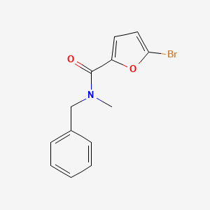 molecular formula C13H12BrNO2 B5689338 N-benzyl-5-bromo-N-methyl-2-furamide 