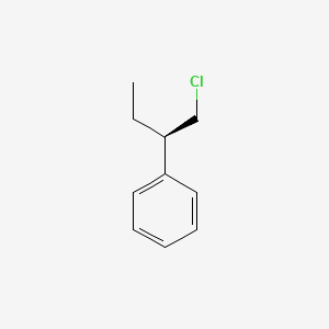 molecular formula C10H13Cl B568936 (R)-[1-(Chloromethyl)propyl]benzene CAS No. 20068-14-8