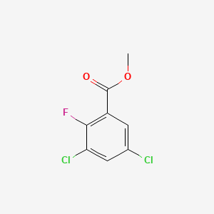 molecular formula C8H5Cl2FO2 B568954 Methyl 3,5-dichloro-2-fluorobenzoate CAS No. 1522125-32-1
