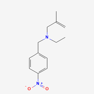 molecular formula C13H18N2O2 B5689542 N-ethyl-2-methyl-N-(4-nitrobenzyl)-2-propen-1-amine 