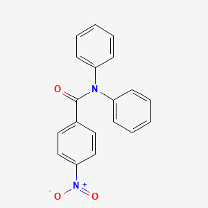 molecular formula C19H14N2O3 B5689691 4-nitro-N,N-diphenylbenzamide 