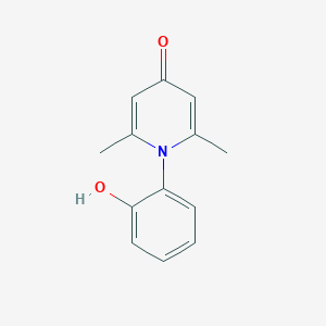 molecular formula C13H13NO2 B5689728 1-(2-hydroxyphenyl)-2,6-dimethyl-4(1H)-pyridinone CAS No. 385374-17-4