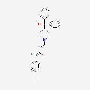 molecular formula C32H39NO B568978 Dehydroxydehydro Terfenadine CAS No. 104953-06-2