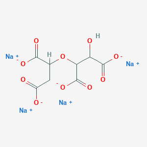 B056898 2-(1,2-Dicarboxyethoxy)-3-hydroxybutanedioic acid CAS No. 111451-13-9