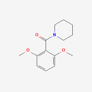molecular formula C14H19NO3 B5689910 1-(2,6-dimethoxybenzoyl)piperidine CAS No. 349134-75-4