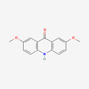 molecular formula C15H13NO3 B568993 2,7-二甲氧基吖啶-9(10H)-酮 CAS No. 120809-05-4